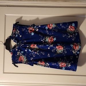 Floral Tie Back Top